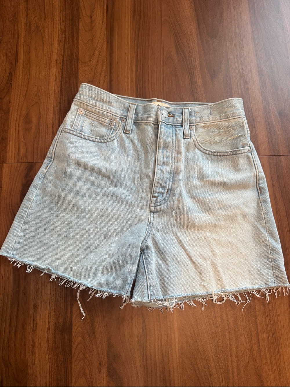 Madewell Light Wash Denim Shorts